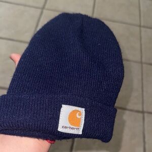 Carhartt Navy Blue Kids Beanie